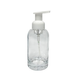 12oz 350ml foaming hand soap dispenser pump bottle glass for sanitizer washing